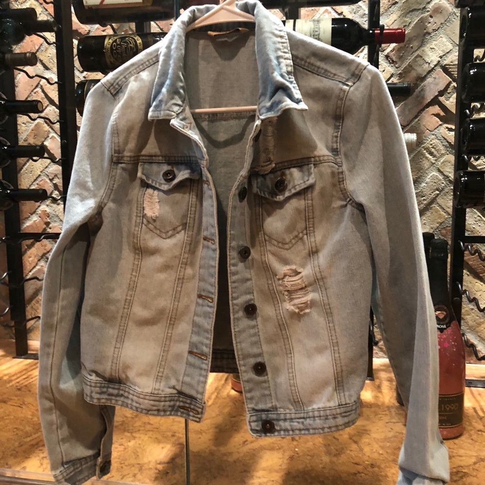 Distressed Denim Jacket